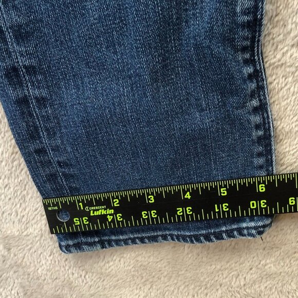 Madewell Womens Jeans 26x34 Blue Denim Stretch Slim Straight Leg Classic Casual - Picture 8 of 14